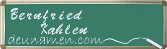 Bernfried Kahlen Visitenkarte